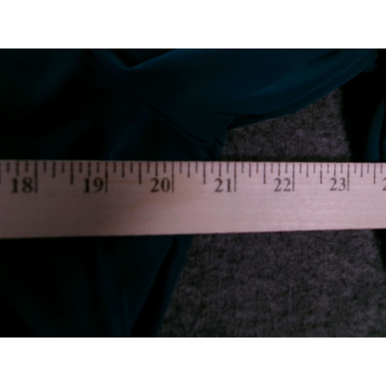 Altea East5th Top Womens L Teal Long Sleeve Pleated Scoop Neck Stretch Polyester Jacket? blouse? Size L / US 10 / IT 46 - 3 Thumbnail