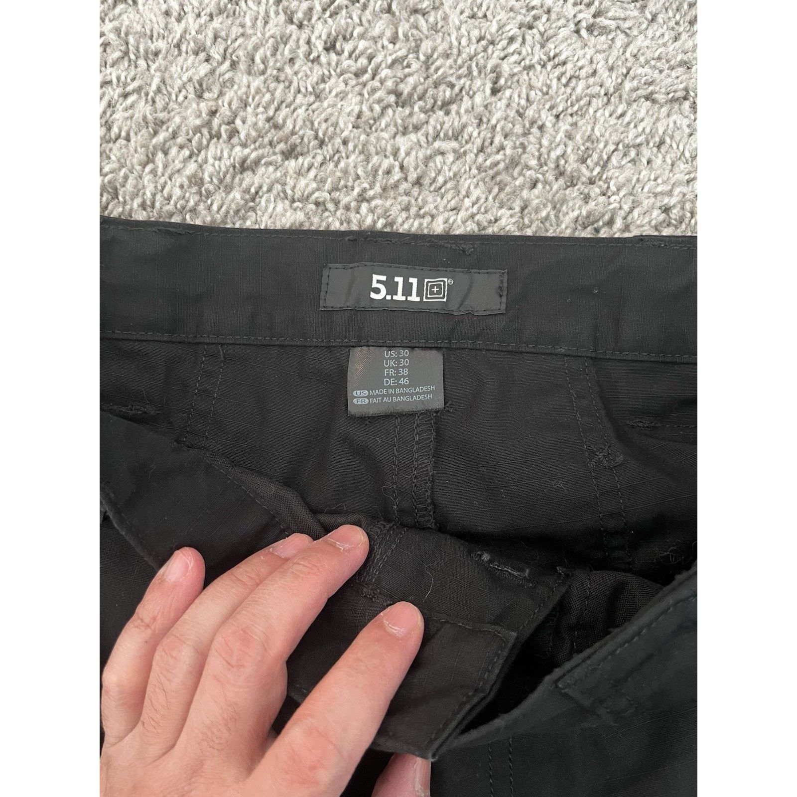 5.11 5.11 Tactical Cargo Shorts Black 30 Ripstop Utility Outdoor Size US 30 / EU 46 - 6 Thumbnail