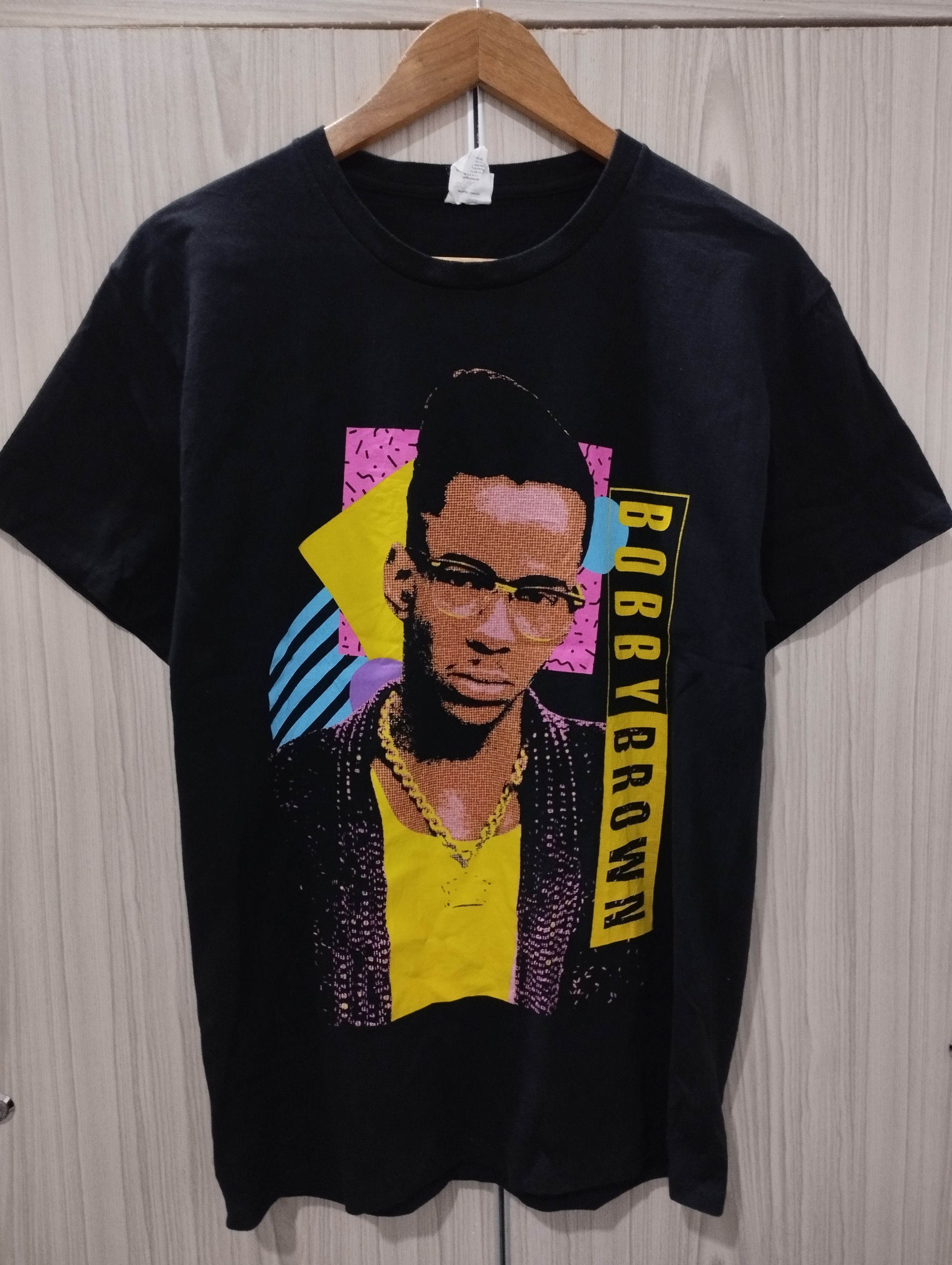 image of Band Tees x Movie Bobby Brown T-Shirts in Black, Men's (Size Small)