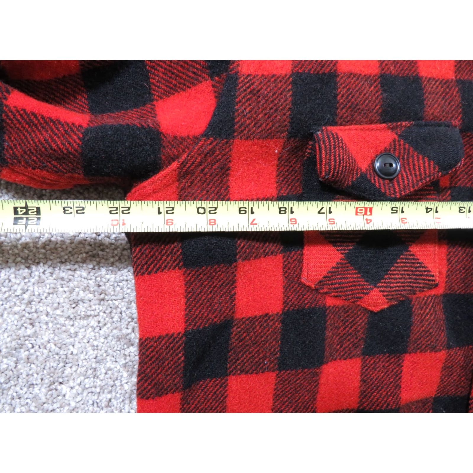 Vintage VINTAGE Frost Proof Shirt Mens 1970s Red Plaid Button-Down Flannel Long Sleeve Pocket Cotton Size US M / EU 48-50 / 2 - 5 Thumbnail