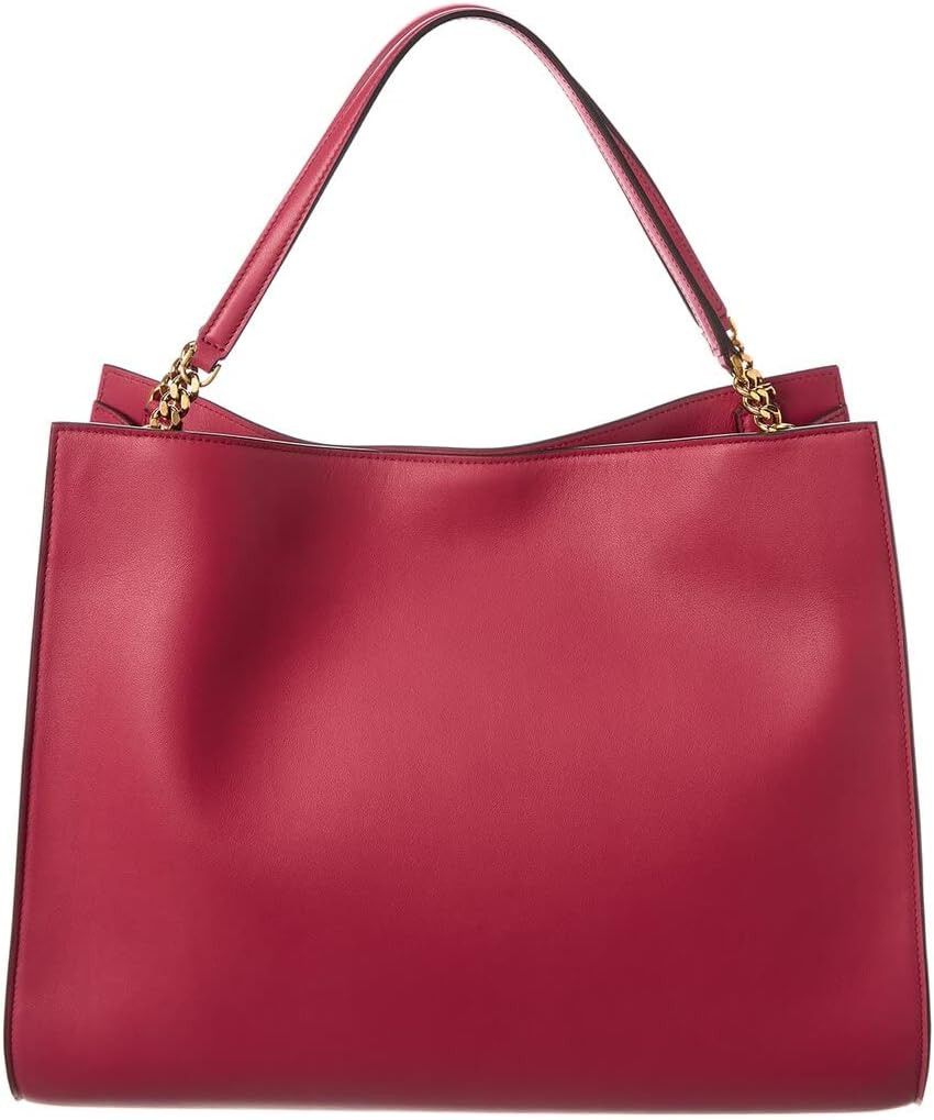 Salvatore Ferragamo o1s1rm0924 Size: OS / Trifolio Leather Tote Bag in Burgundy Size ONE SIZE - 2 Thumbnail