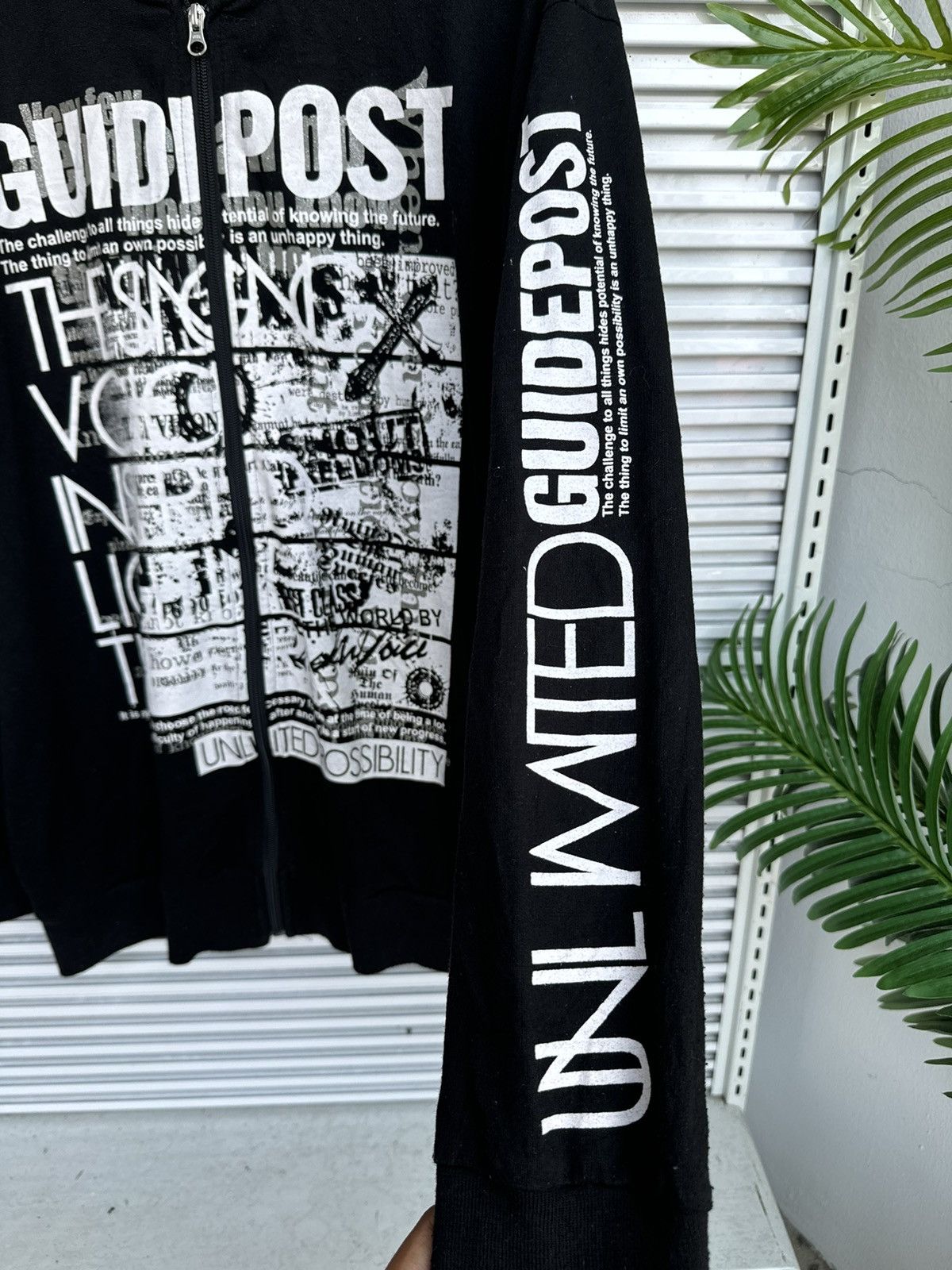 Japanese Brand Beaumont Carr Punk Riot Poem Rope Hoodies Size US XXL / EU 58 / 5 - 7 Thumbnail