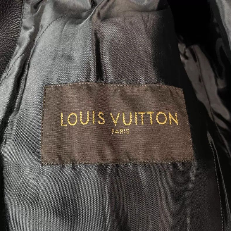 Louis Vuitton Louis Vuitton Black Show Leather Jacket Size US M / EU 48-50 / 2 - 7 Thumbnail