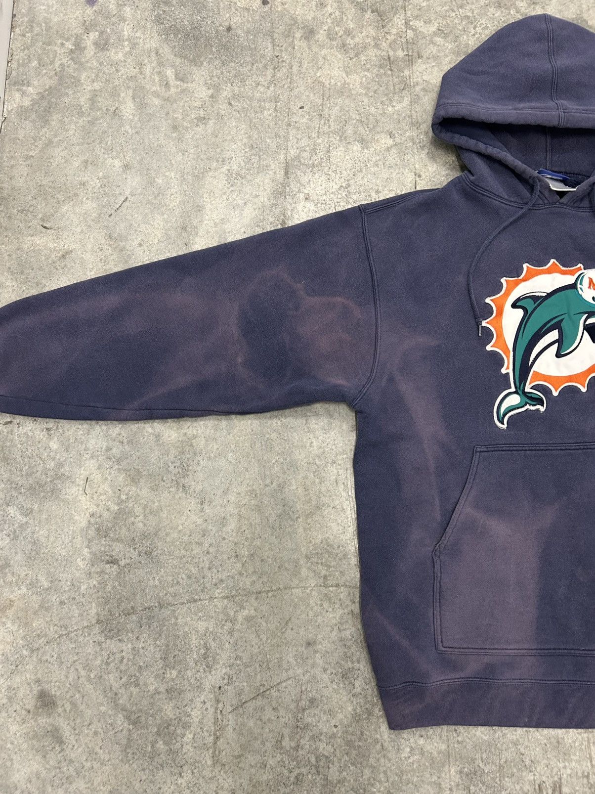 Vintage Vintage Miami dolphins hoodie fade Size US M / EU 48-50 / 2 - 3 Thumbnail