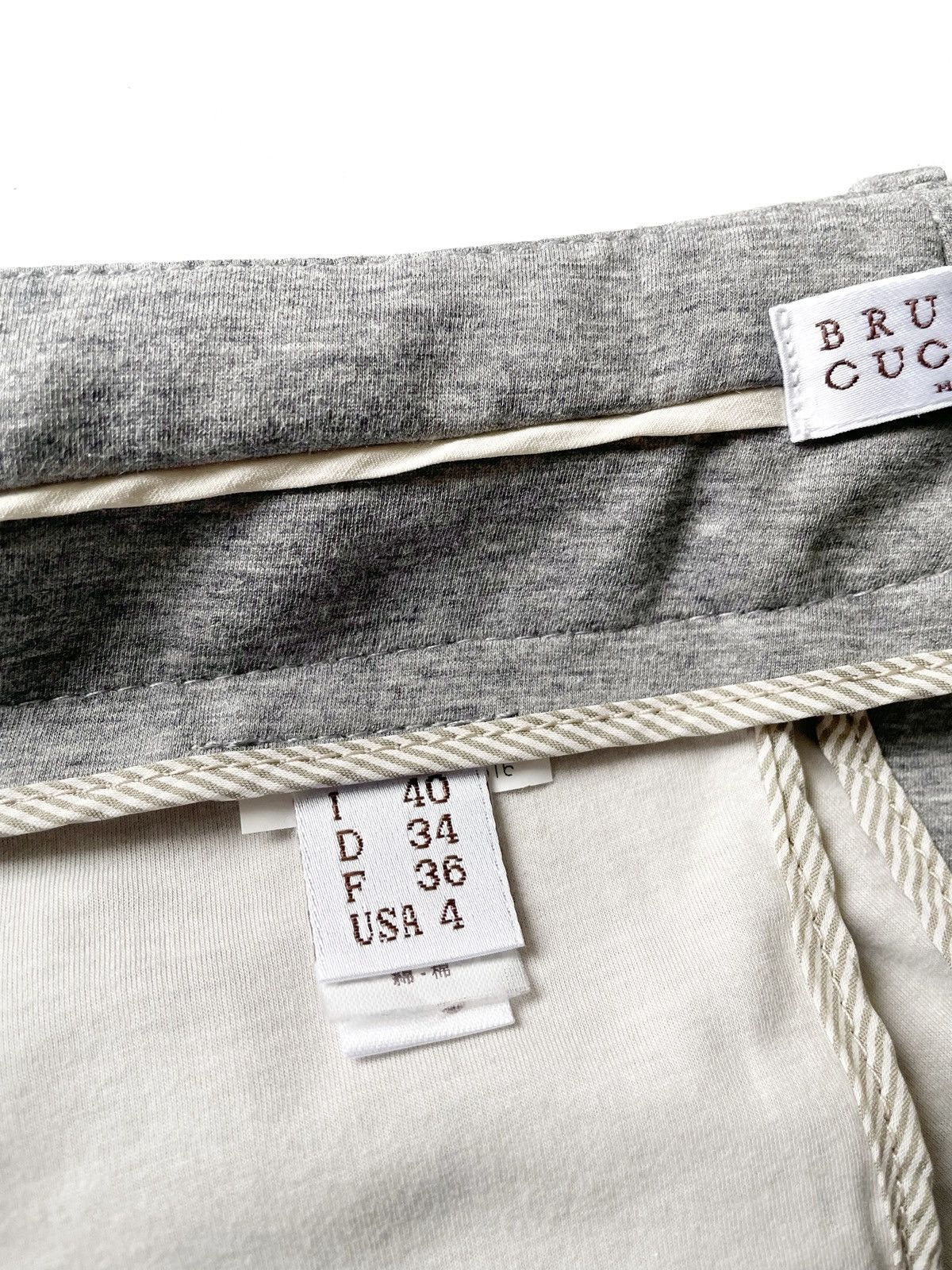 Brunello Cucinelli Brunello Cucinelli Women Trousers Grey Pants Size 36/M Size 27" / US 4 / IT 40 - 6 Thumbnail