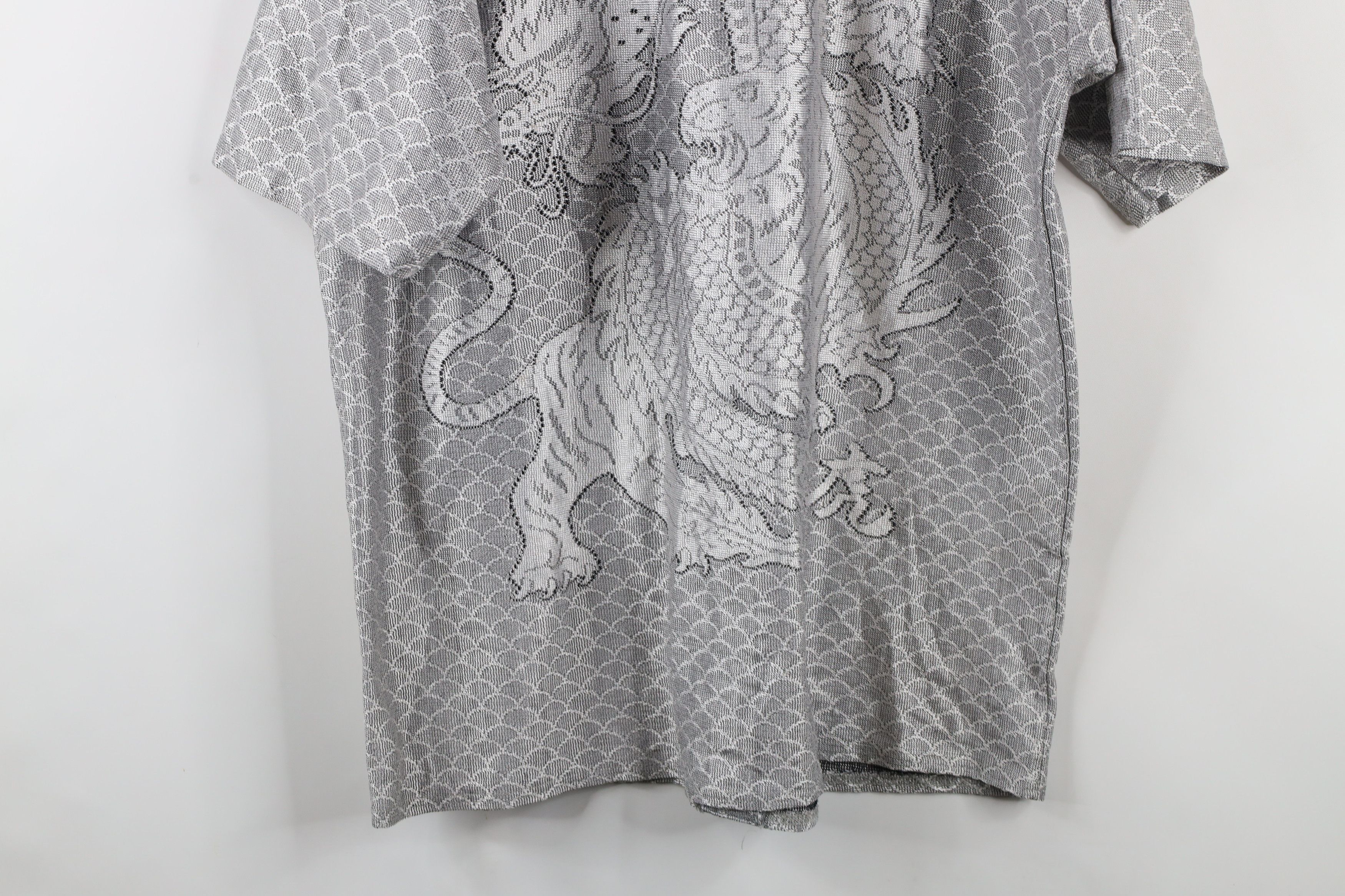 Vintage Vintage 90s Y2K Streetwear All Over Print Knit Button Shirt Size US XXL / EU 58 / 5 - 13 Thumbnail
