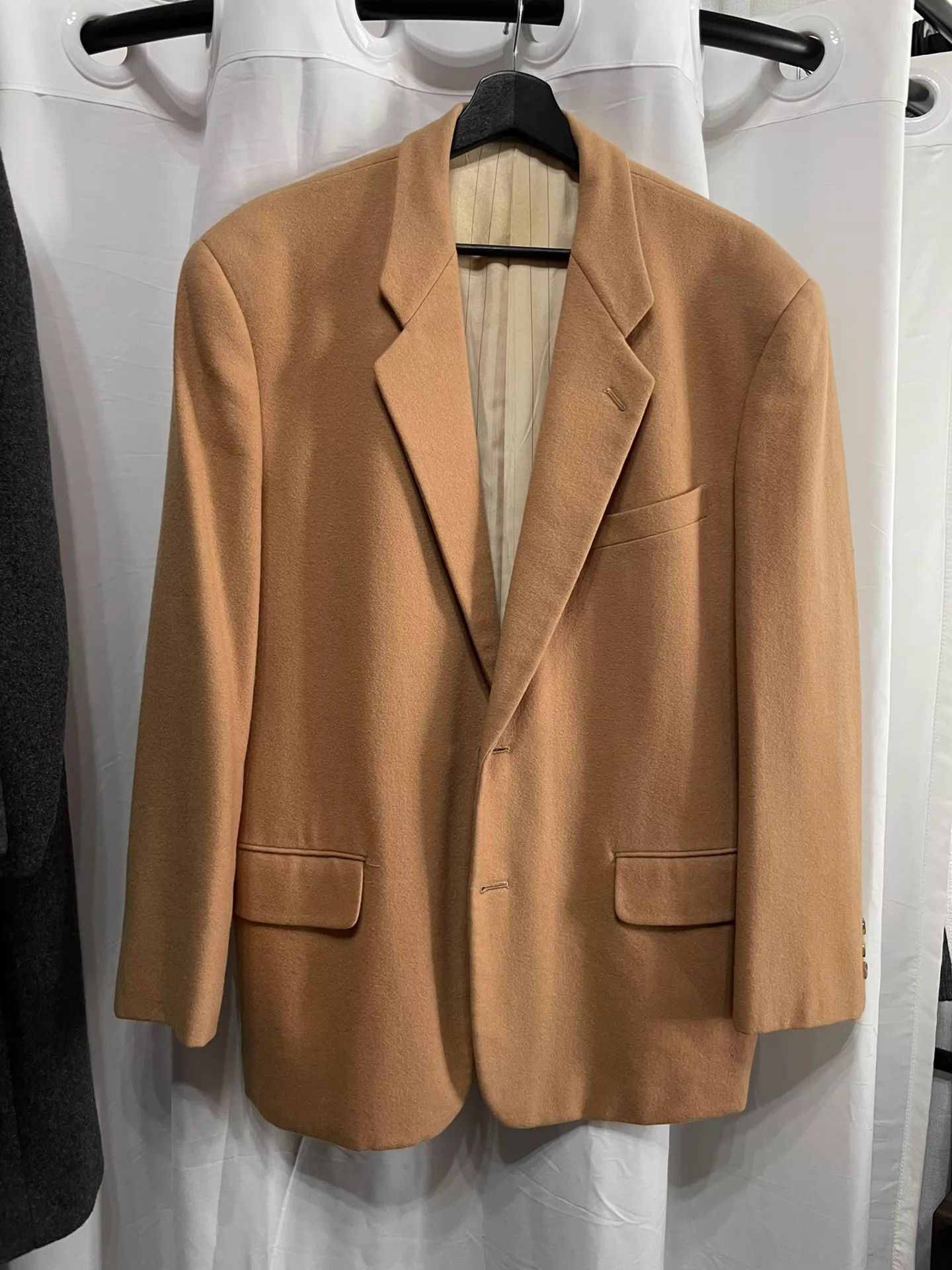 Comme des Garcons Comme des Garçons HOMME PLUS Camel Wool Blazer M Size US M / EU 48-50 / 2 - 1 Thumbnail