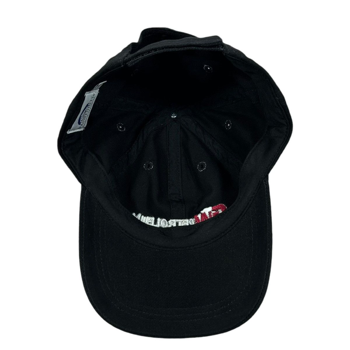 Vintage Vintage GW Petroleum Black Red Adjustable Strapback Hat Size ONE SIZE - 4 Thumbnail