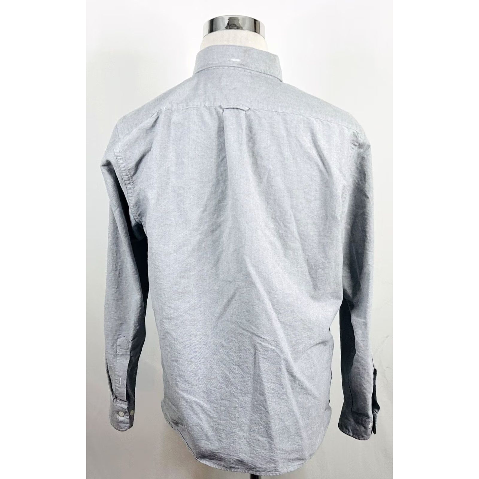 Brooks Brothers Brooks Brothers Oxford Shirt Gray Large 100% Cotton Casual Button Down Size US L / EU 52-54 / 3 - 6 Thumbnail