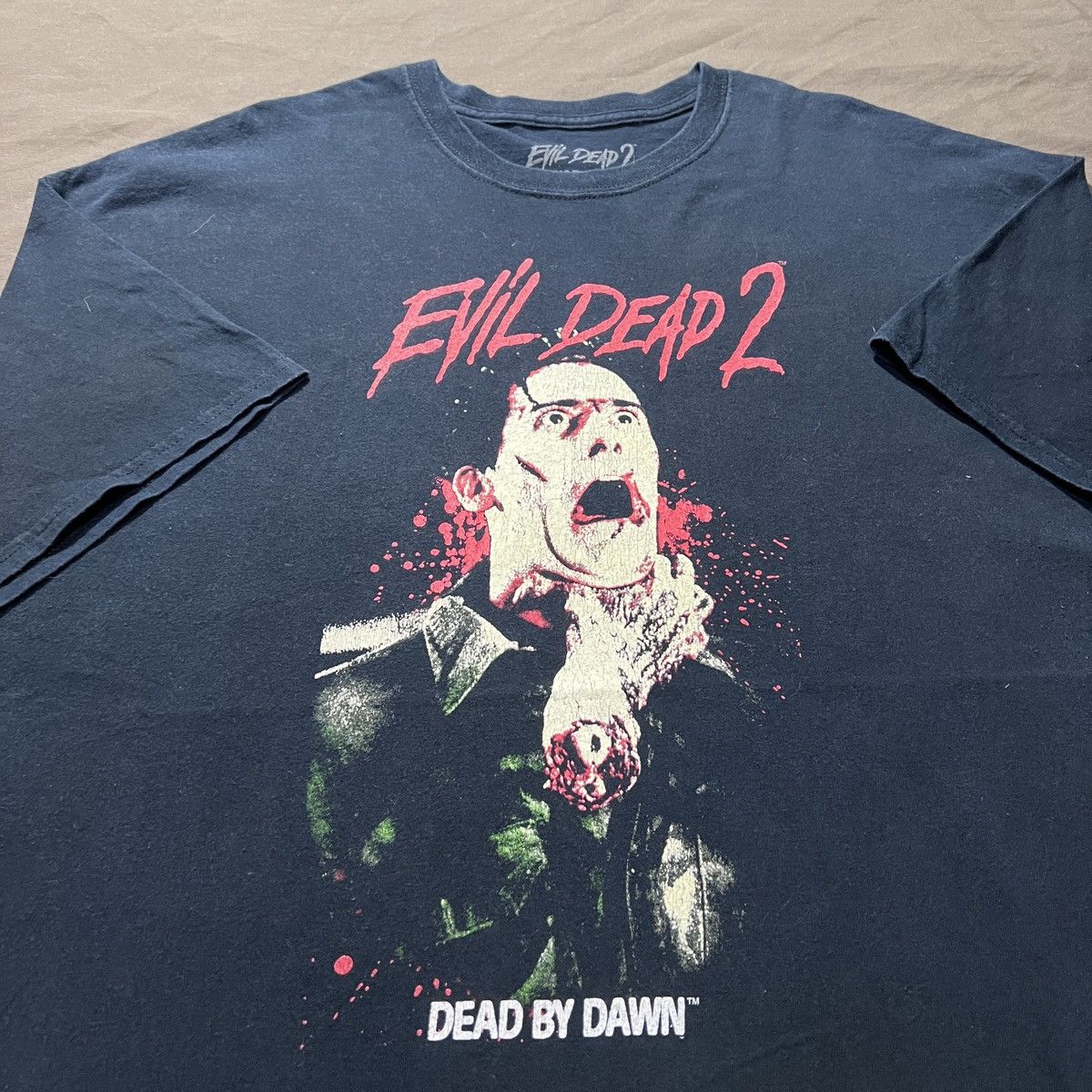 Expert Horror Y2K Evil Dead 2: Dead by Dawn Promo Movie Tee 2XL Oversized Size US XXL / EU 58 / 5 - 4 Thumbnail