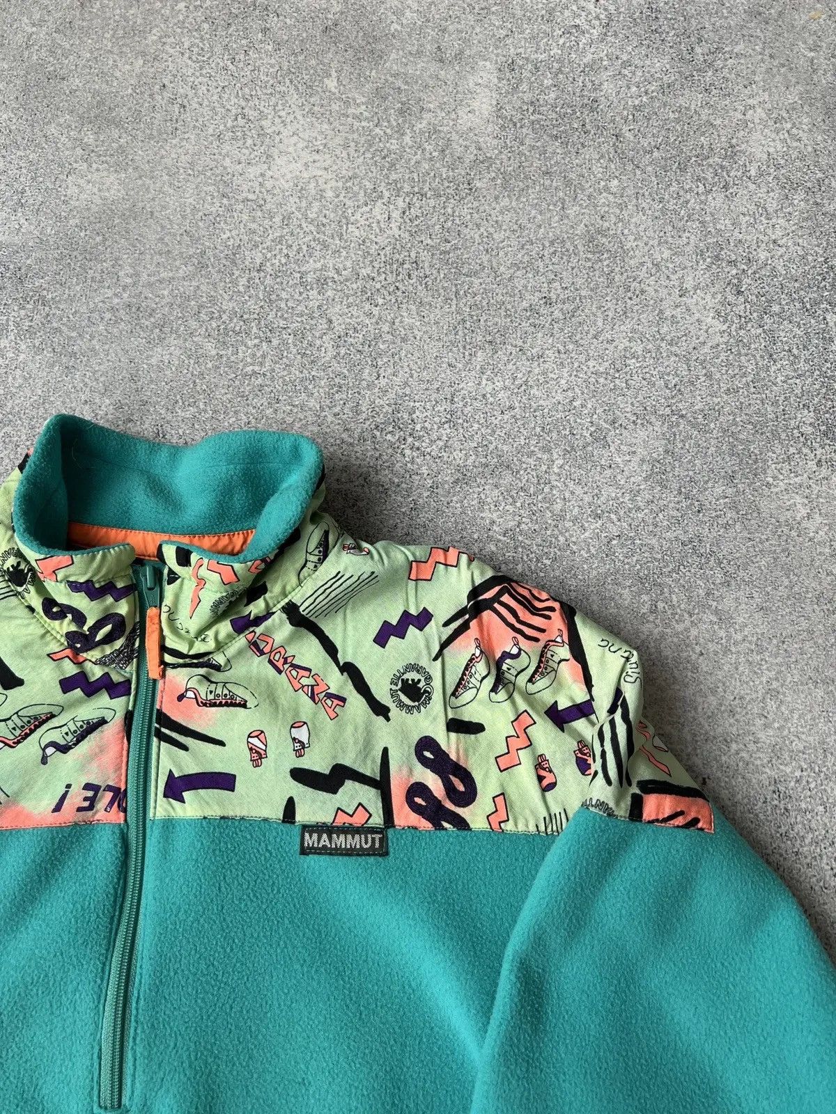 Mammut × Vintage Vintage Mammut fleece zip sweatshirt 90s style Size US M / EU 48-50 / 2 - 7 Thumbnail