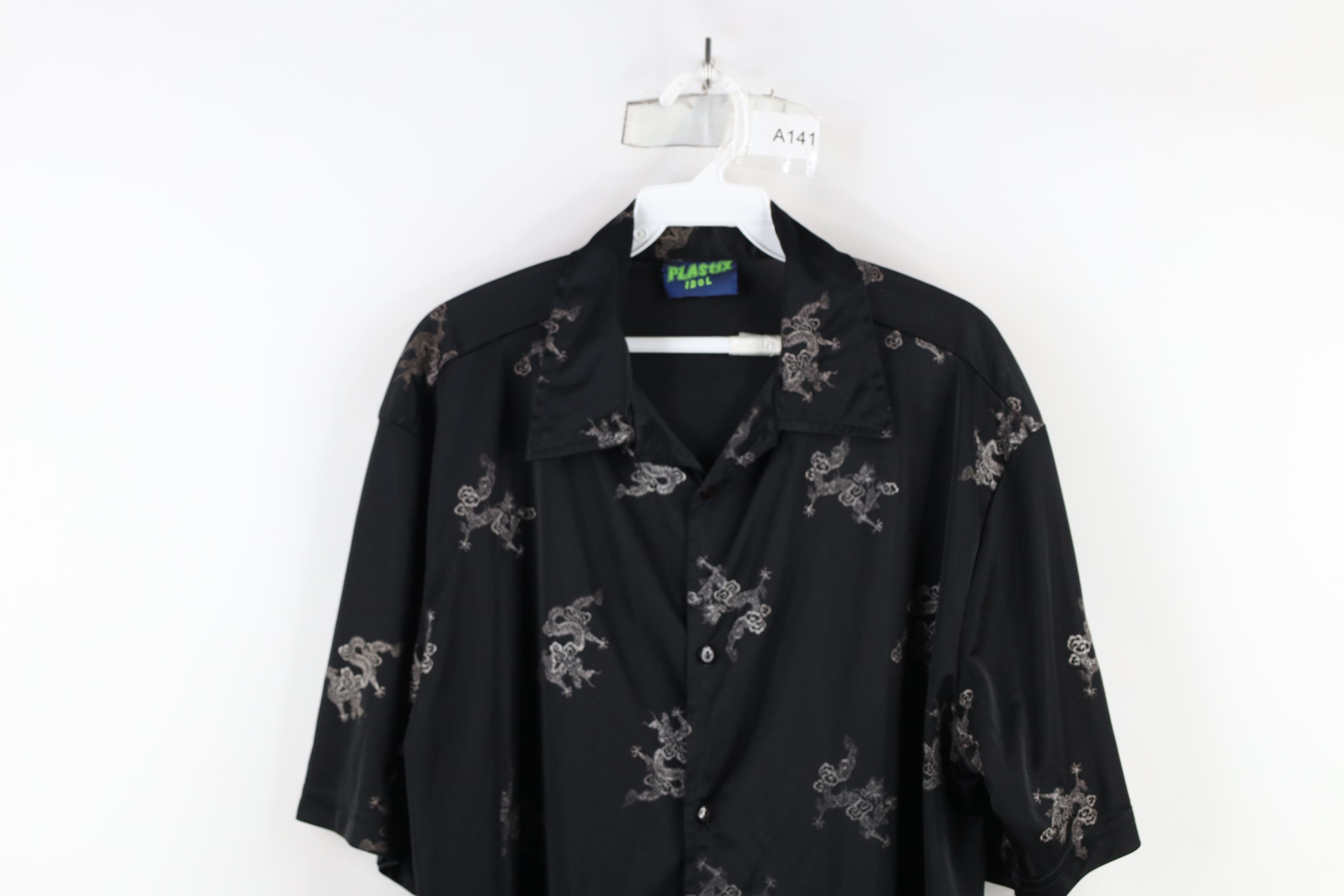 Vintage Vintage 90s Streetwear Knit Dance Rave EDM Button Shirt USA Size US L / EU 52-54 / 3 - 2 Thumbnail