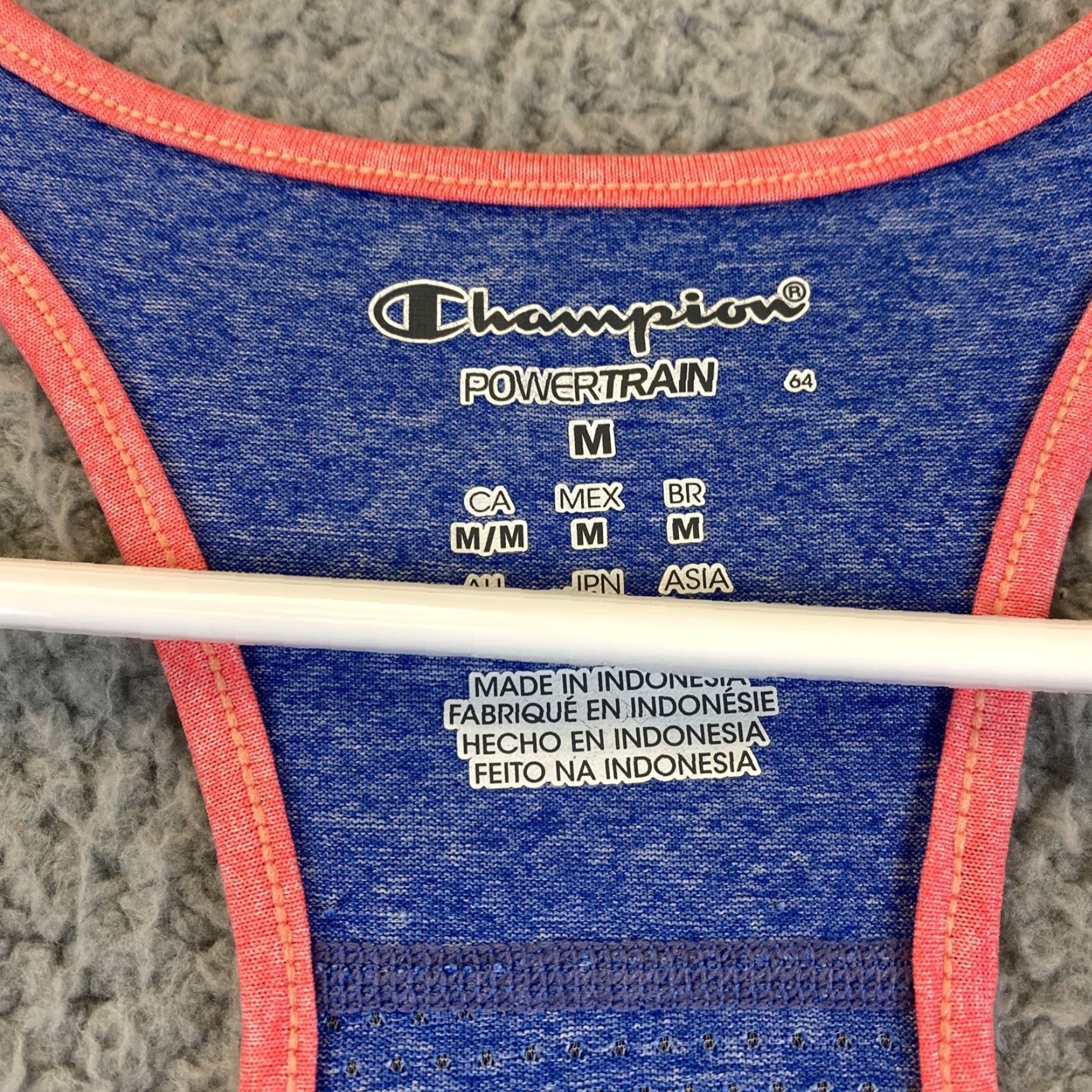 Champion Champion Basic Women’s Racerback Tank Top - Size M Blue Active Size M / US 6-8 / IT 42-44 - 3 Thumbnail