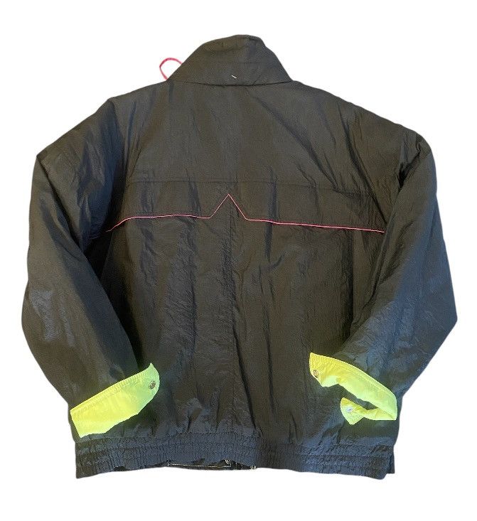 Designer Vintage 1980’s Apres Neon Windbreaker Jacket Size L / US 10 / IT 46 - 2 Thumbnail