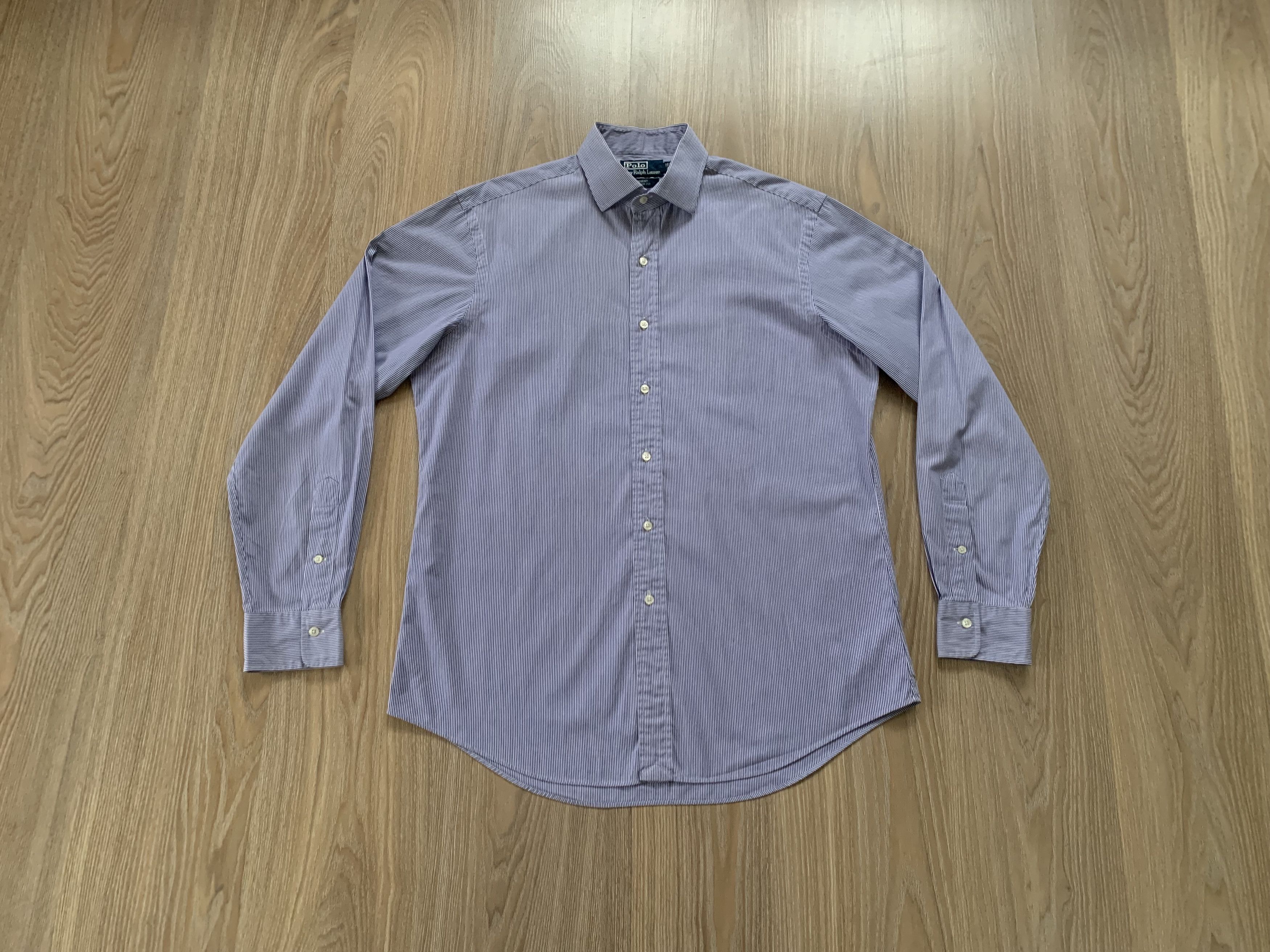 Polo Ralph Lauren Polo Ralph Lauren Regent Custom Fit Striped Formal Shirt Size US L / EU 52-54 / 3 - 1 Thumbnail