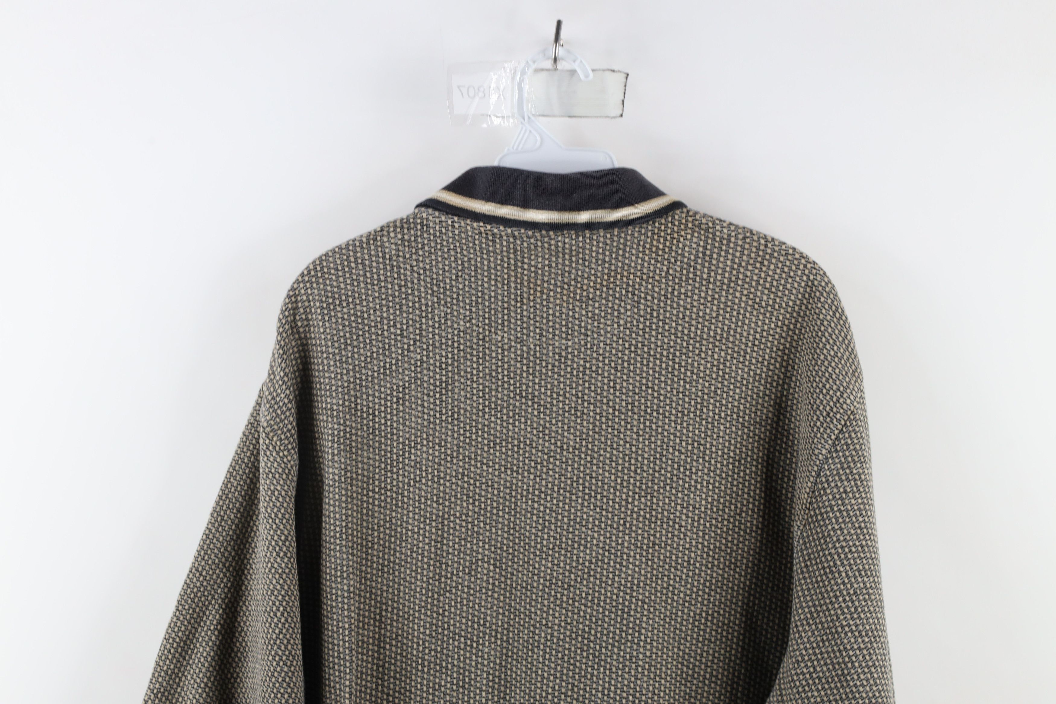 Vintage Vintage 90s Streetwear Geometric Collared Golf Polo Shirt Size US L / EU 52-54 / 3 - 7 Thumbnail