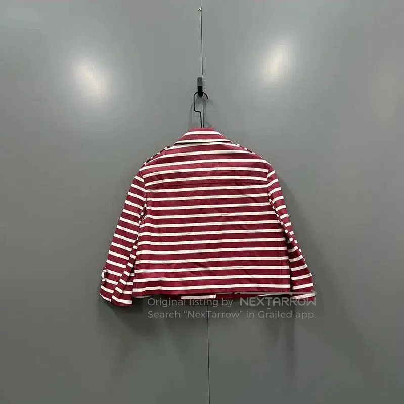 Valentino Valentino Striped Cotton Jacket for Women . Size XXS / US 00 / IT 34 - 2 Thumbnail