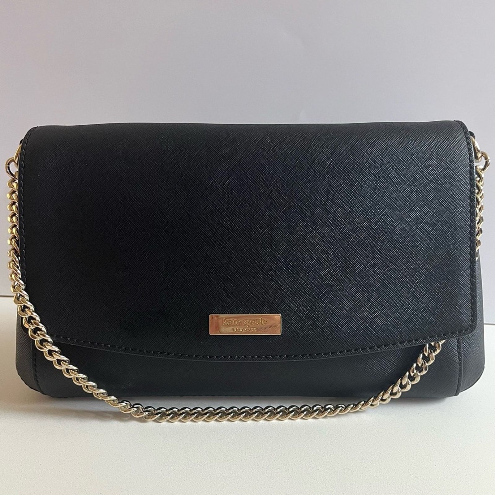 Kate Spade KATE SPADE Leather Black Crossbody Bag with Chain Size ONE SIZE - 2 Thumbnail