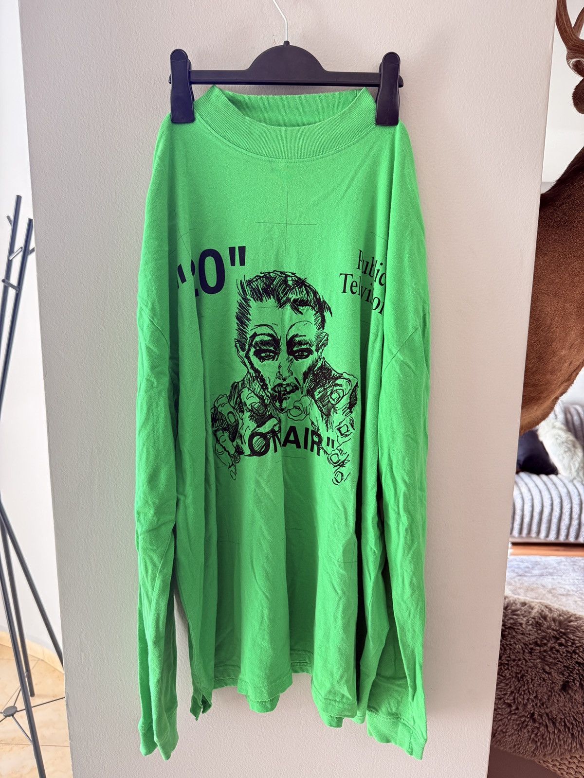 Off-White Off White “Public Television” Longsleeve/turtleneck Size US S / EU 44-46 / 1 - 6 Thumbnail
