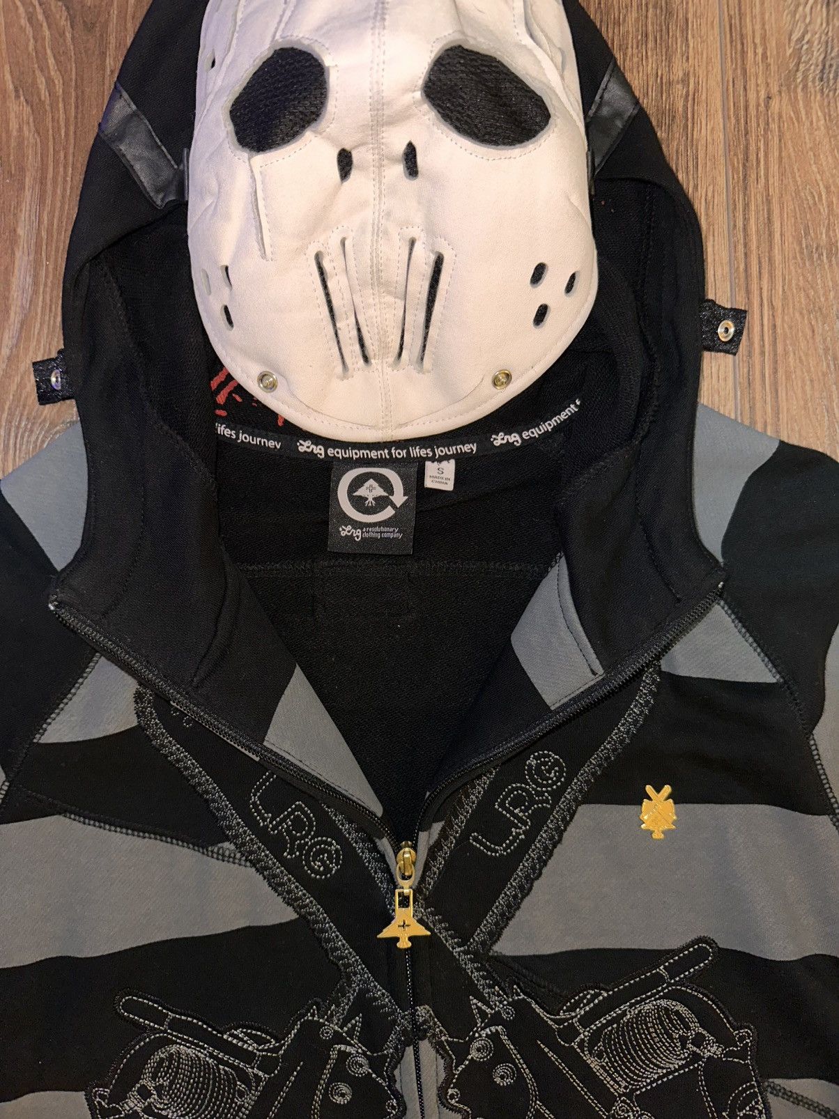 LRG Vintage LRG Jason Mask Hoodie Size US S / EU 44-46 / 1 - 2 Thumbnail