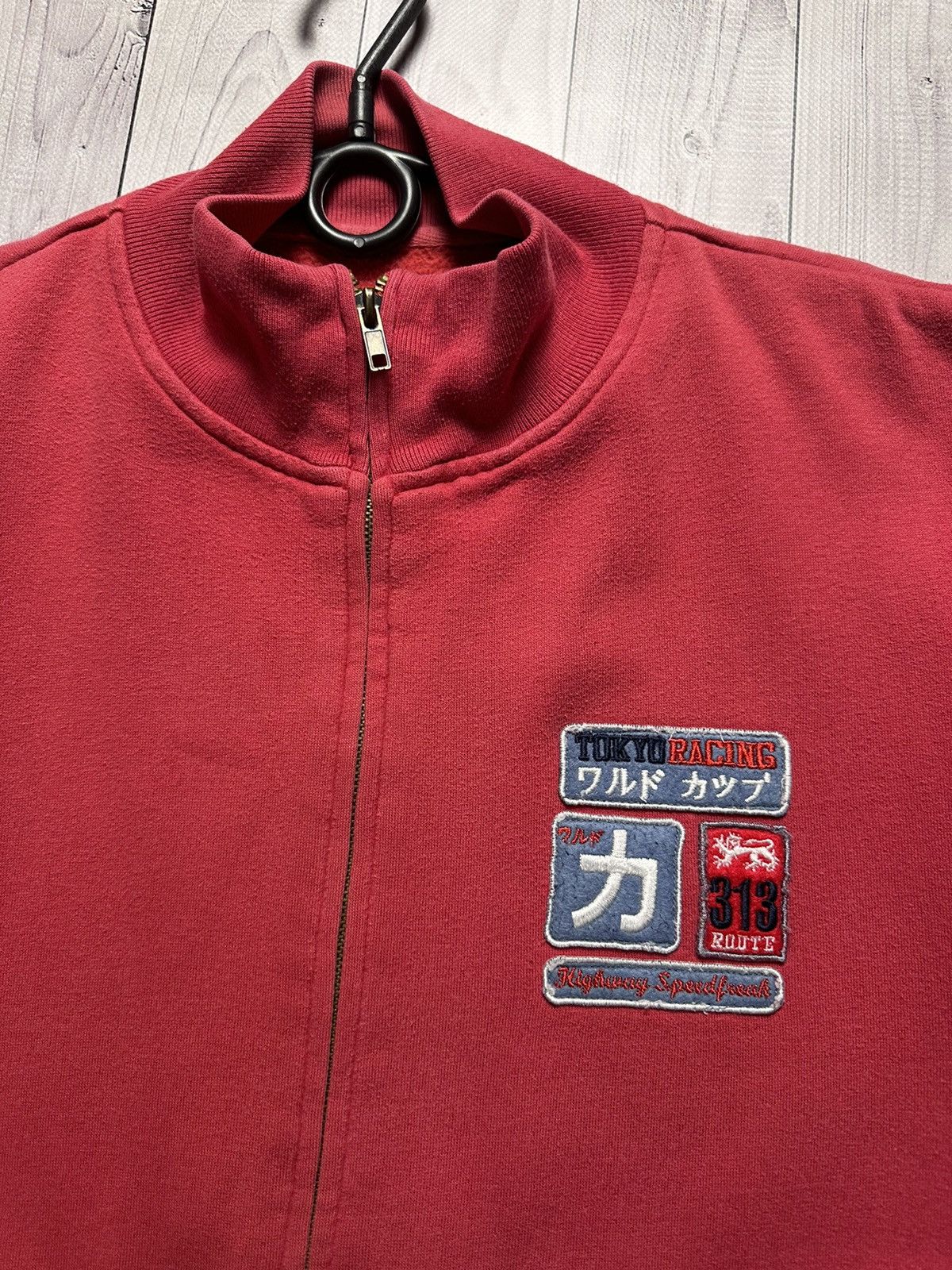 Vintage Vintage Racing Japan jacket logo size M red Size US M / EU 48-50 / 2 - 6 Thumbnail