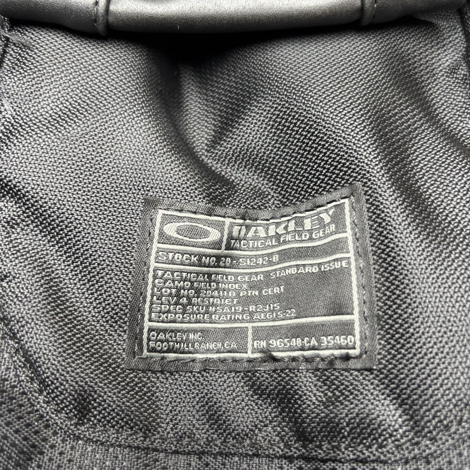 Oakley Oakley Kitchen Sink Backpack Stealth Black Grail Tactical Size ONE SIZE - 2 Thumbnail