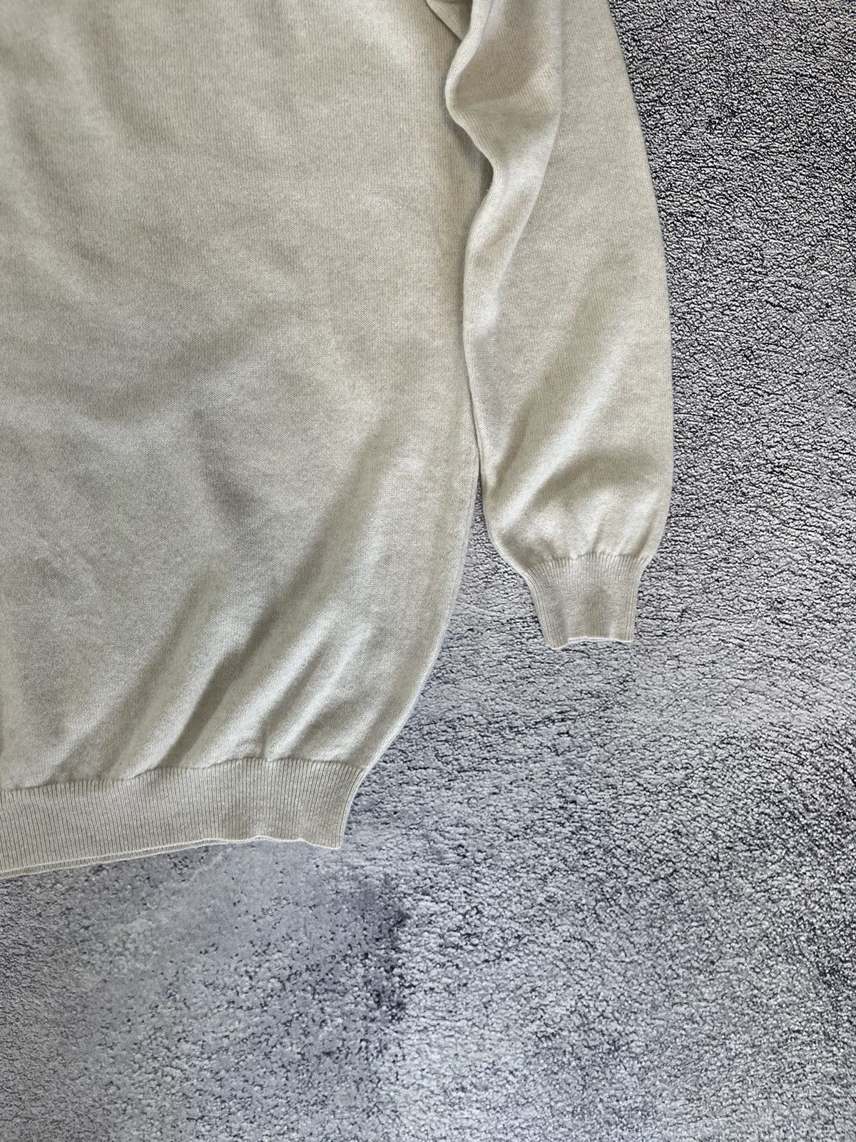 Brunello Cucinelli Brunello Cucinelli Cashmere Sweater V-neck Jumper Pullover Size L / US 10 / IT 46 - 14 Thumbnail