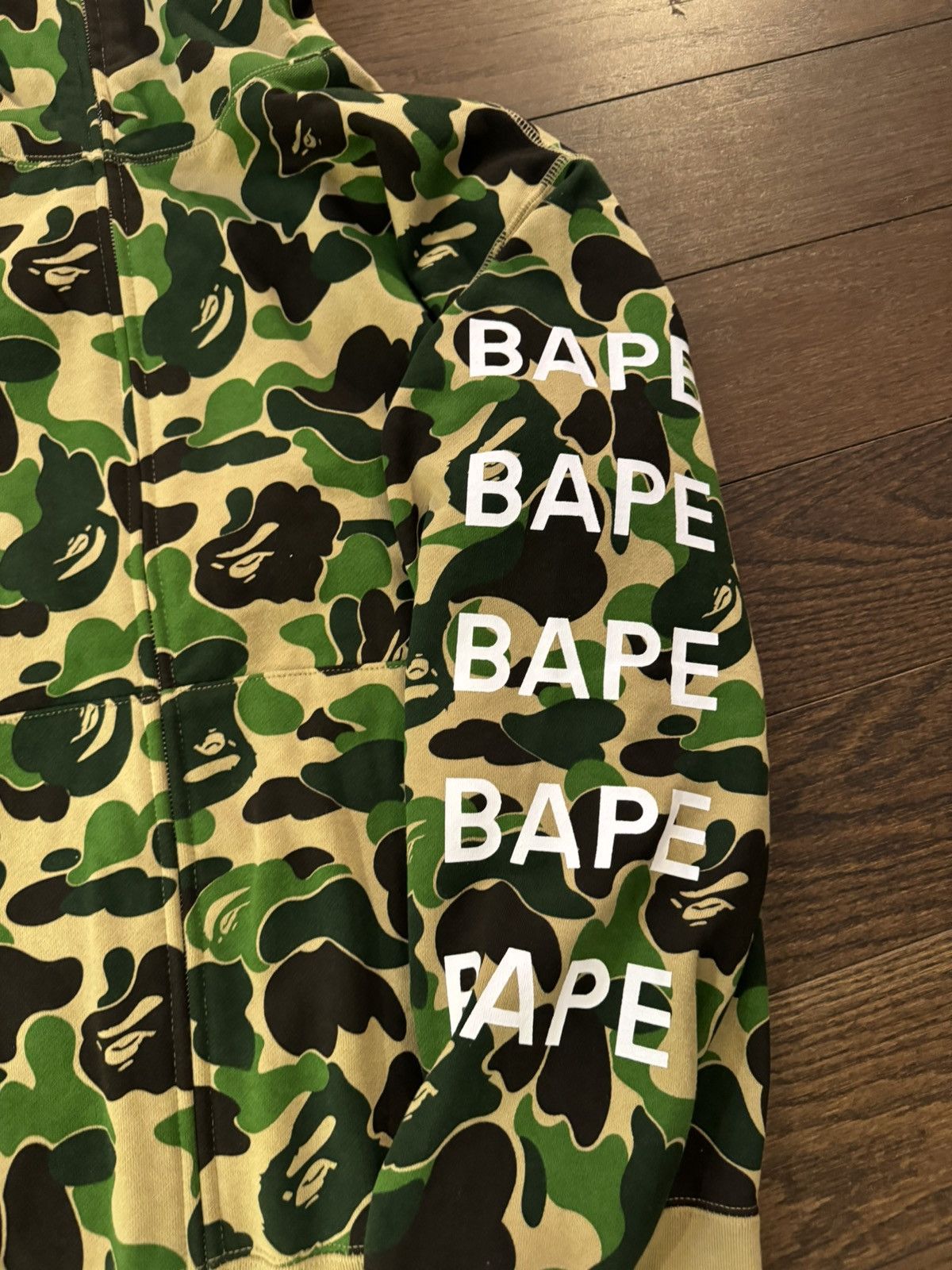 Bape Bape ABC Camo Relaxed Full Zip Hoodie Size US XL / EU 56 / 4 - 2 Thumbnail