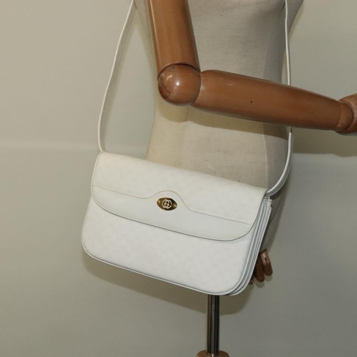Gucci GUCCI Micro GG Supreme Shoulder Bag Pvc White Gold 004 106 Size ONE SIZE - 23 Thumbnail