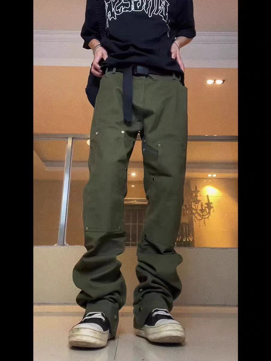 Japanese Brand × Vintage Street Hip Hop Casual Embroidered Workwear Trousers Size US 30 / EU 46 - 6 Thumbnail