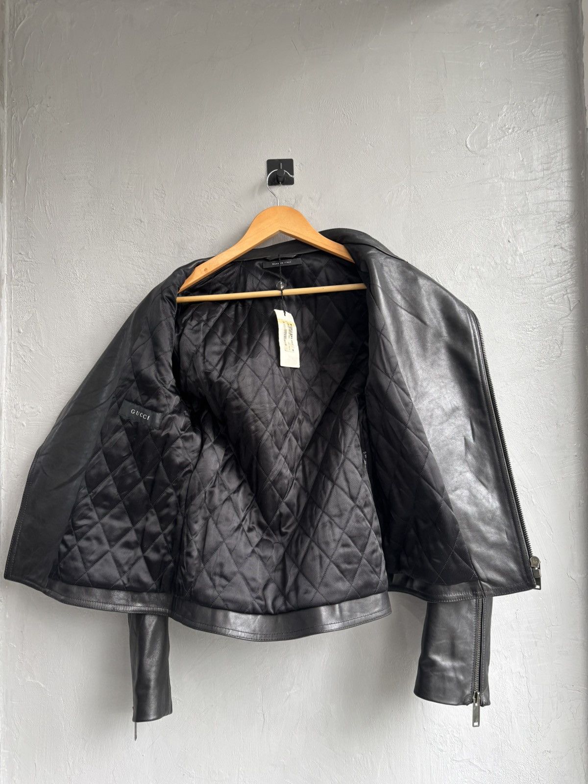 Gucci Gucci FW2006 runway motorbike leather jacket Size US M / EU 48-50 / 2 - 11 Thumbnail