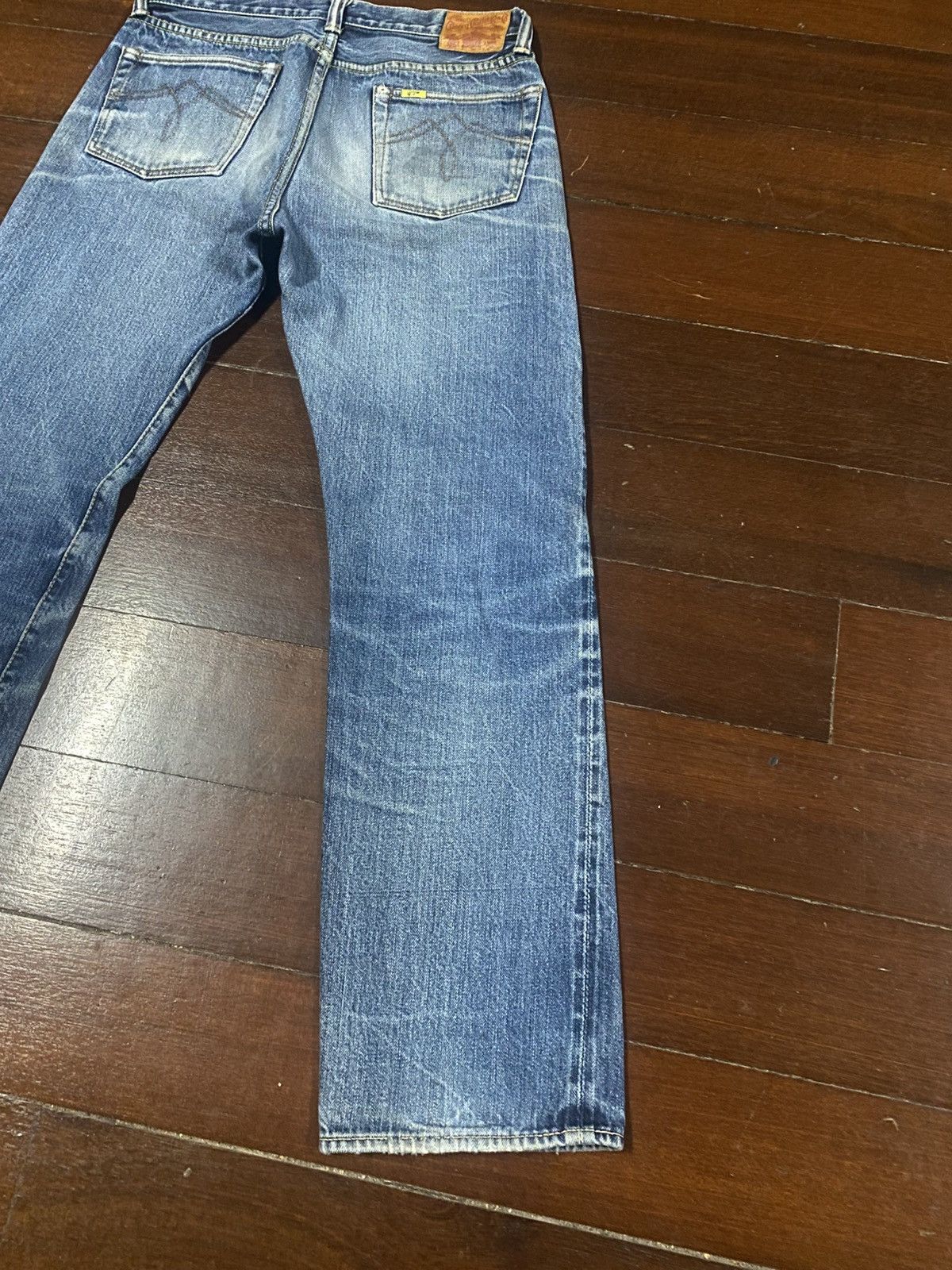 Warehouse vintage GLEEM CLOTHING japanes brand selvedge mud wash faded Size US 32 / EU 48 - 12 Thumbnail