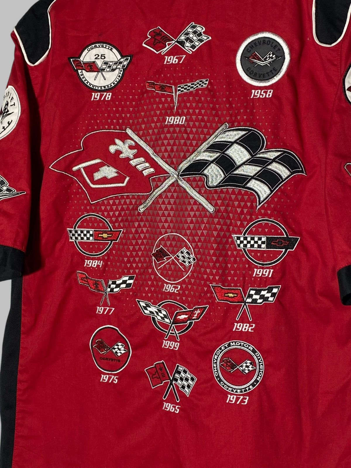 JH Design Vintage JH Design Chevrolet Corvette Racing Shirt F1 Vibes Size US L / EU 52-54 / 3 - 10 Thumbnail