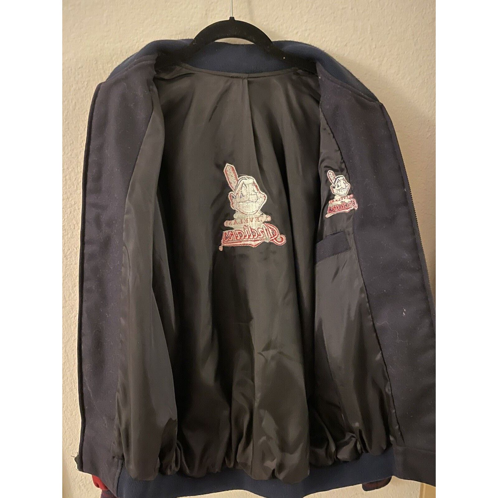 MLB Vintage MLB Cleveland Guardians Indians Varsity Jacket S/M Size US M / EU 48-50 / 2 - 3 Thumbnail