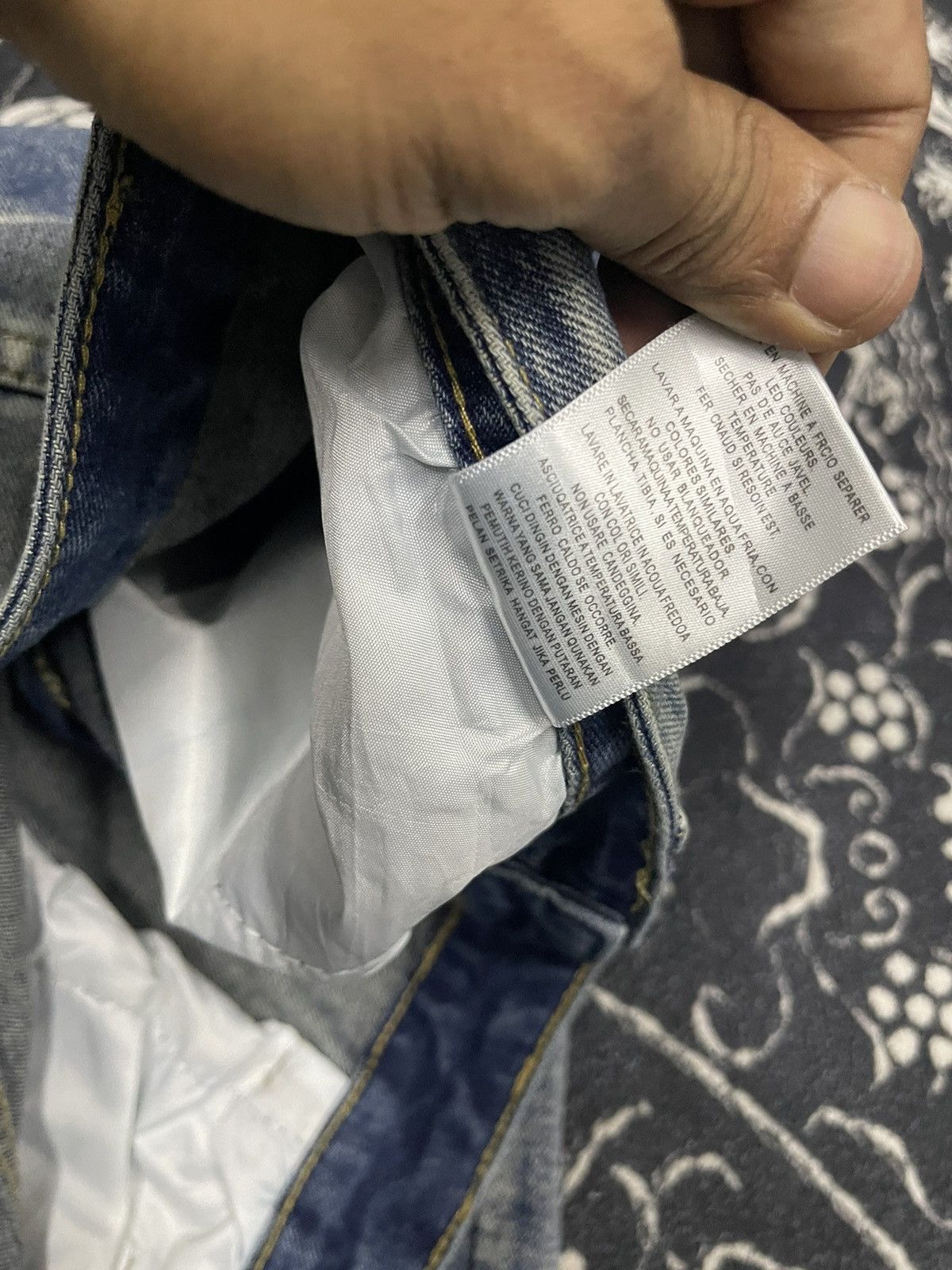 If Six Was Nine HYSTERIC GLAMOUR INSPIRED JAPANESE UNBRAND DENIM DISTRESSED Size US 33 - 9 Thumbnail