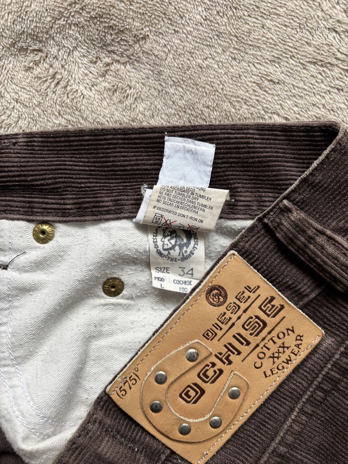 Diesel Vintage Diesel Cochise Corduroy Pants Size US 34 / EU 50 - 6 Thumbnail