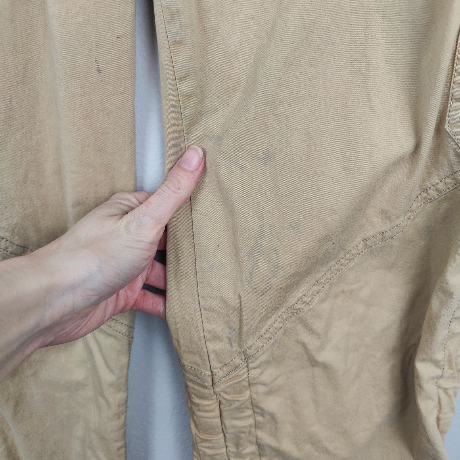 Other I.Am.Gia Ryder Cargo Pants Small Tan Low Rise Y2K Baggy Size 28" / US 6 / IT 42 - 3 Thumbnail