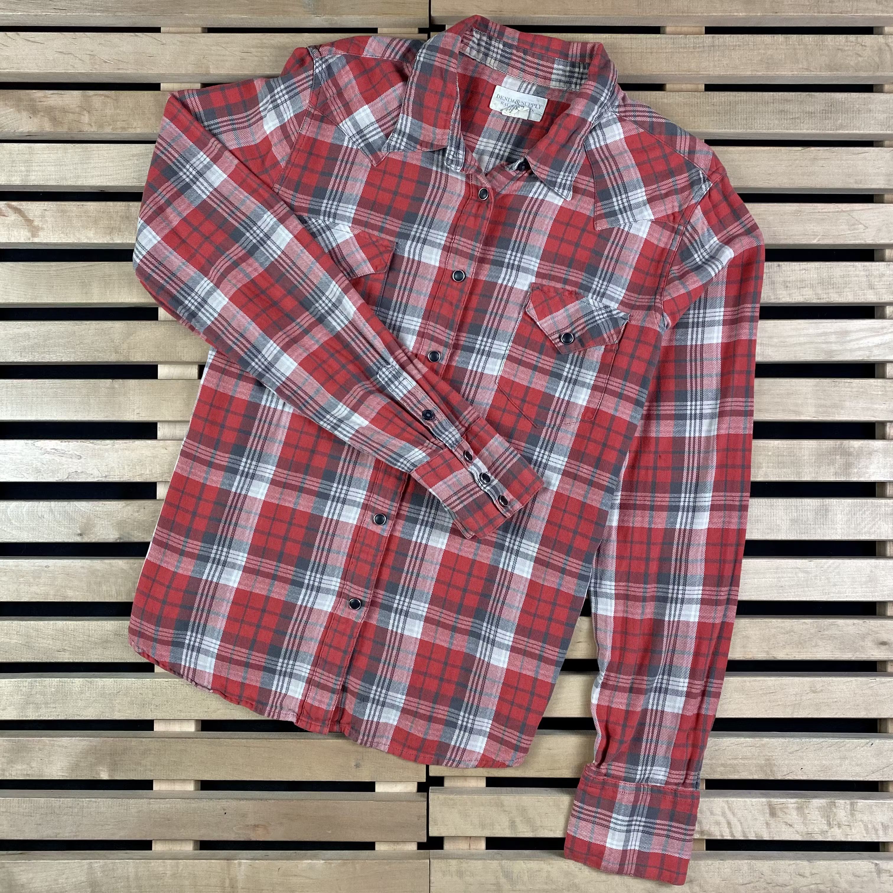 Denim & Supply Ralph Lauren × Ralph Lauren × Vintage Mens Shirt Long Sleeve Denim Supply Ralph Lauren Size XL Size US XL / EU 56 / 4 - 1 Thumbnail