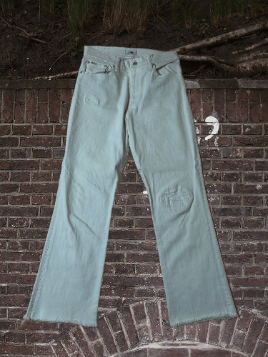 Polo Ralph Lauren × RRL Ralph Lauren Crazy Vintage Y2K Avantgarde Style Japanese Jeans Size 26" / US 2 / IT 38 - 1 Thumbnail