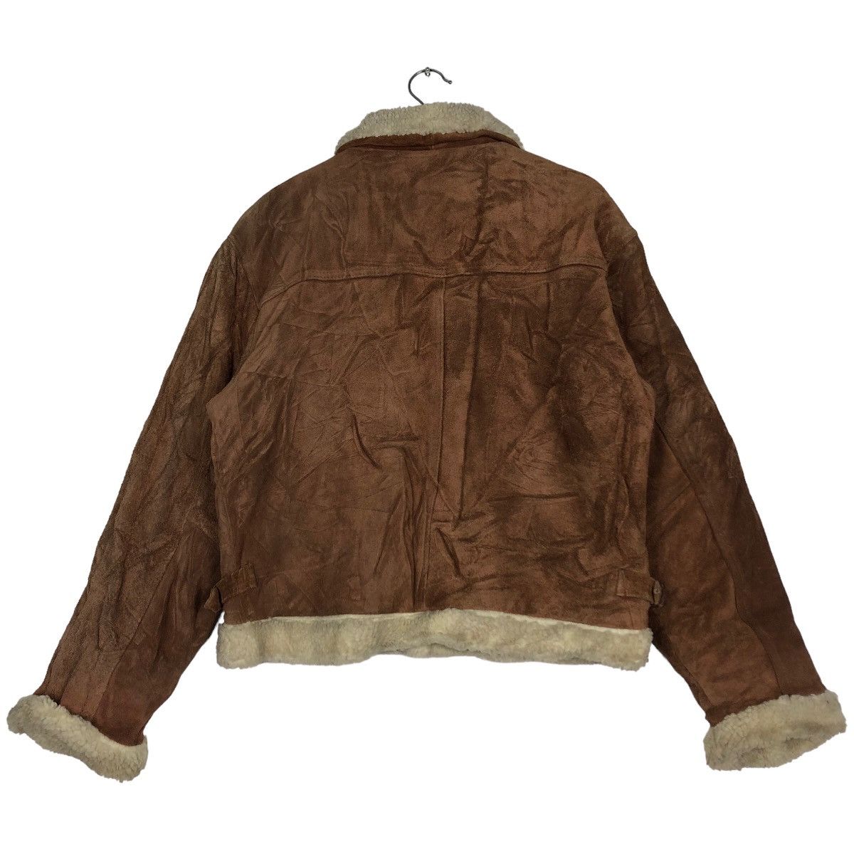Japanese Brand 🔥Vtg Biker Leather Jacket Shearling Japan Pitch 45 Size US M / EU 48-50 / 2 - 8 Thumbnail