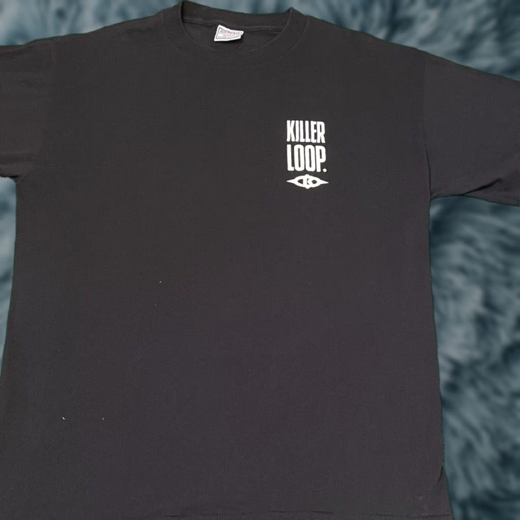 VINTAGE 90s Killer Loop Skate Surf Shirt Mens XL Black Made In USA T-Shirt Mens 90s Vintage VTG Kang?