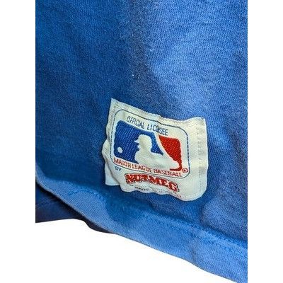 Nutmeg Vintage MLB New York Mets Nutmeg Mills T-shirt L Triple Thr Size US L / EU 52-54 / 3 - 3 Thumbnail