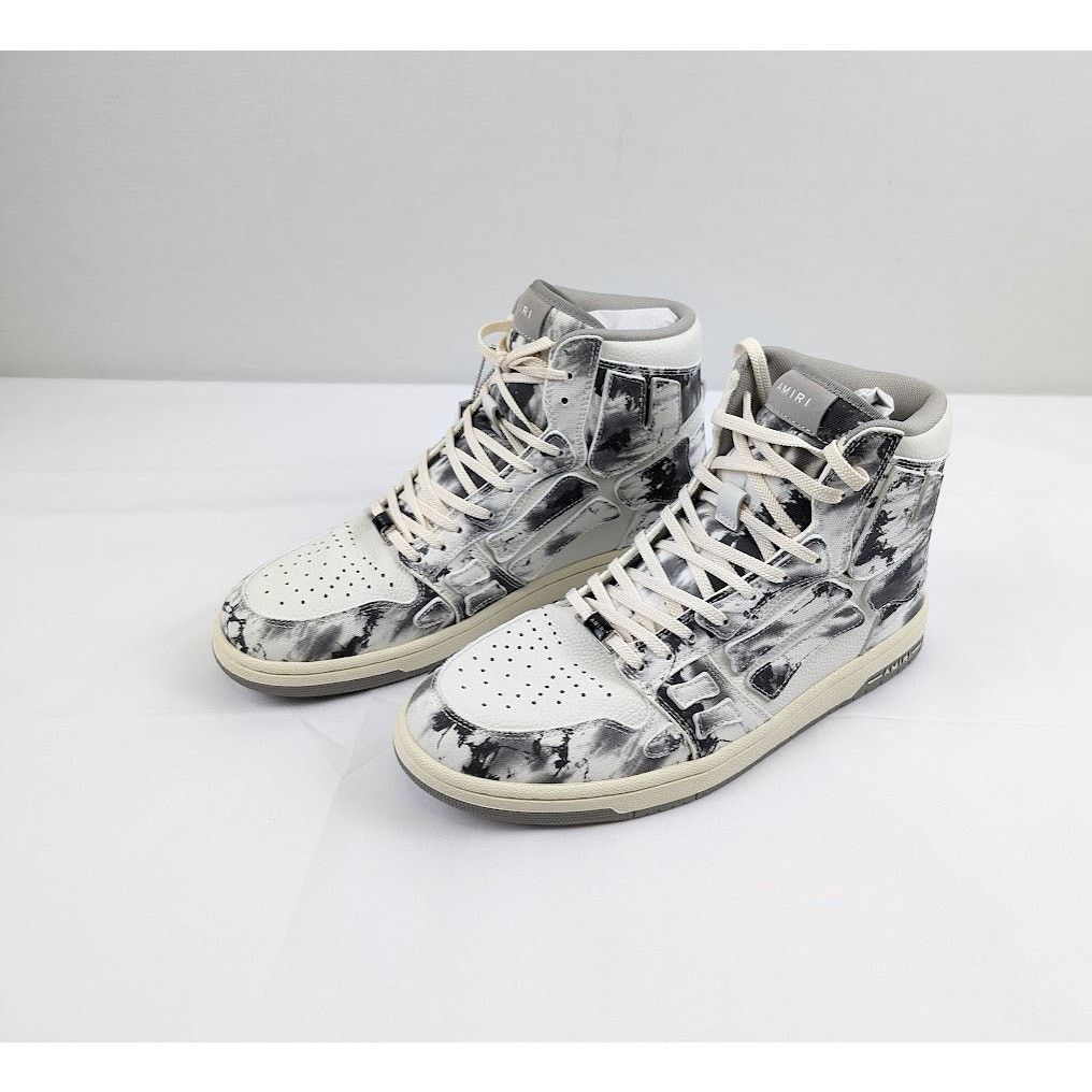 Amiri o1rshd1 Skel High Top Sneakers in Grey Size US 9 / EU 42 - 19 Thumbnail