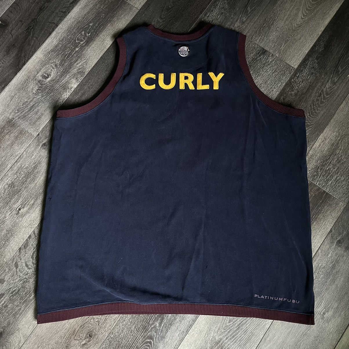 Fubu Vintage 1990s Fubu Harlem Globetrotters Curly Limited Jersey Size US XXL / EU 58 / 5 - 2 Thumbnail