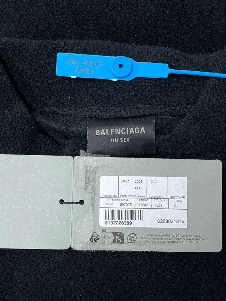 Balenciaga Balenciaga Letter Emblem Embroidery Loose Long Sleeve Hood Size US S / EU 44-46 / 1 - 5 Thumbnail