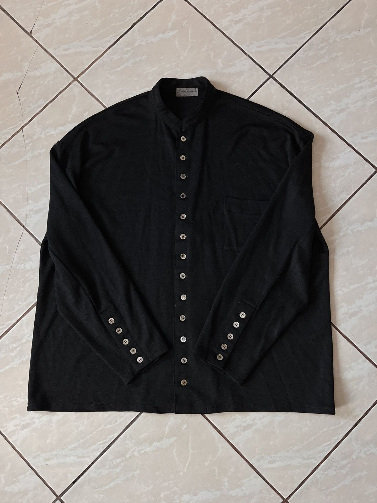 Yohji Yamamoto Yohji Yamamoto Pour Homme Pocket Cardigan Sweater Button up Size US L / EU 52-54 / 3 - 5 Thumbnail