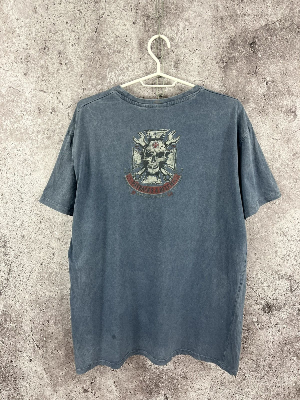 Other West Coast Choppers Bike T-Shirt Big Scull Logo Size XL Size US XL / EU 56 / 4 - 7 Thumbnail