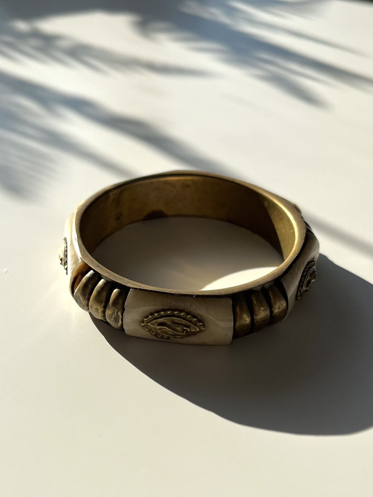 Japanese Brand ★0% TAX★ Y2K BONE BRONZE VINTAGE BRACELET ROCK PUNK 90S Size ONE SIZE - 2 Thumbnail