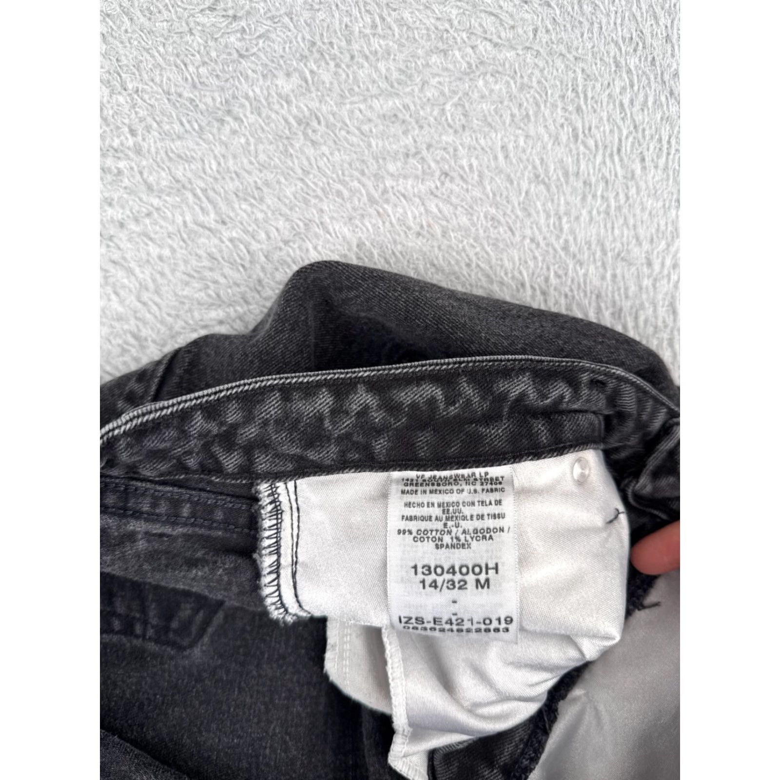 Lee Lee Jeans Womens 14 Black Mid Rise Straight Leg Denim Jeans 32x30 Size 36" / US 14 / IT 50 - 7 Thumbnail