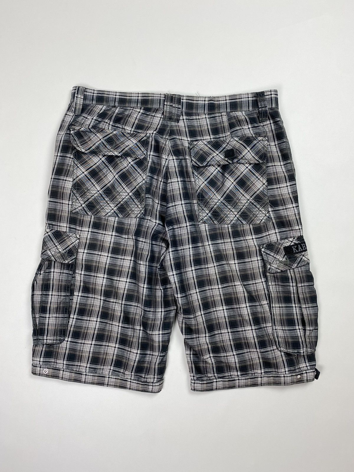 Karl Kani × Vintage Karl Kani men’s checked cargo rap shorts size 36 Size US 36 / EU 52 - 17 Thumbnail